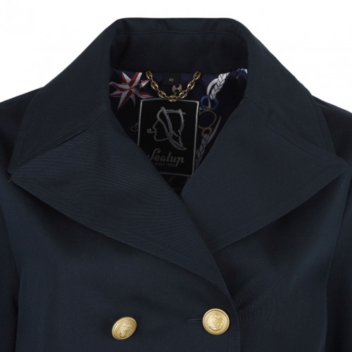 Navy Blue Lined Peacoat