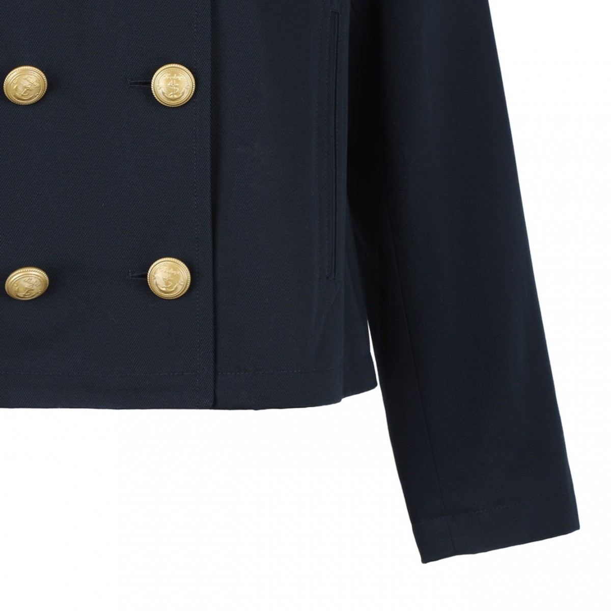 Navy Blue Lined Peacoat