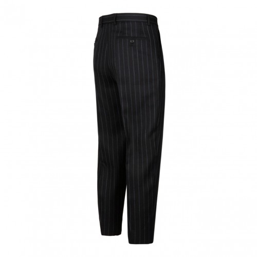 Black Pinstripe Pants