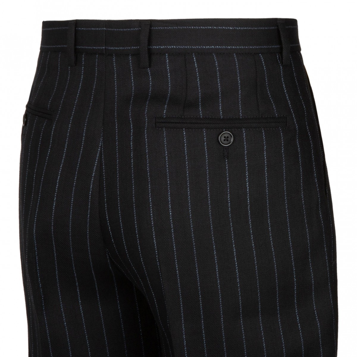 Black Pinstripe Pants