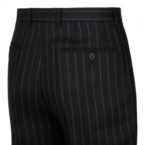 Black Pinstripe Pants