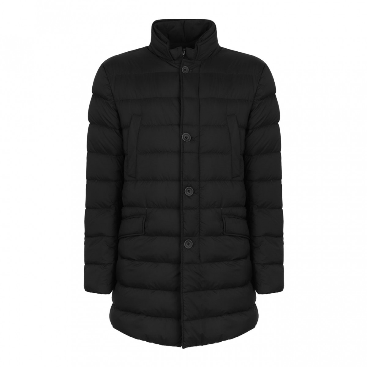 Black Insulated Padded Coat