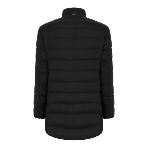 Black Insulated Padded Coat 2