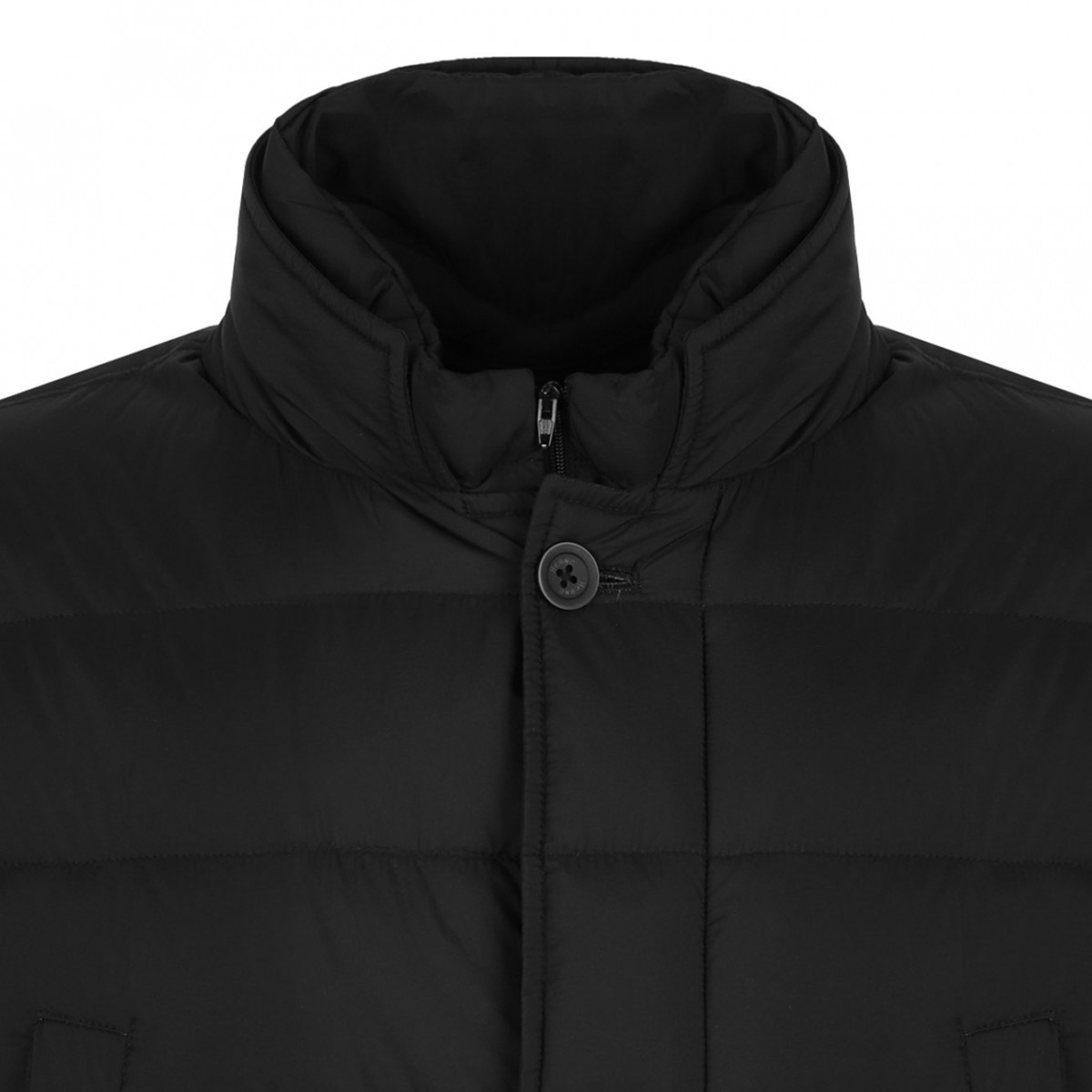 Black Insulated Padded Coat
