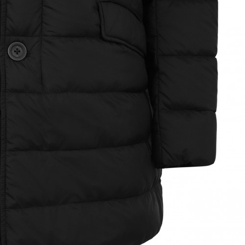 Black Insulated Padded Coat