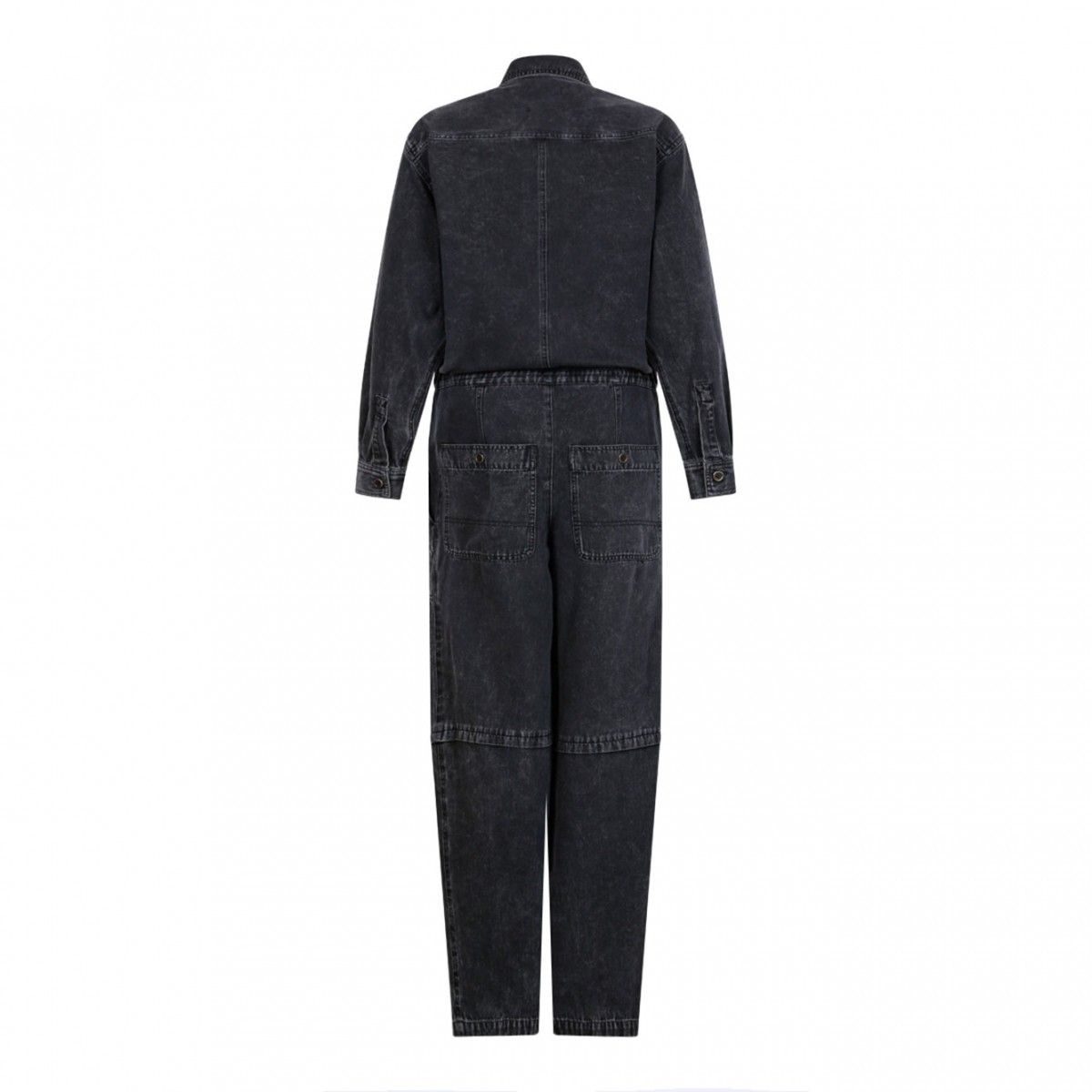 Black Nadia Denim Jumpsuit