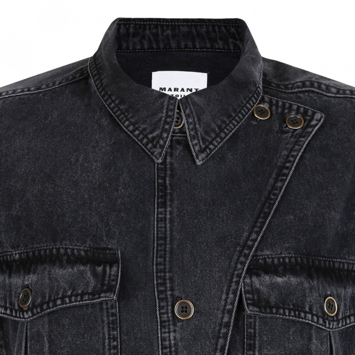 Black Nadia Denim Jumpsuit