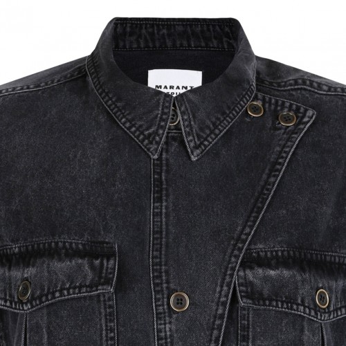 Black Nadia Denim Jumpsuit