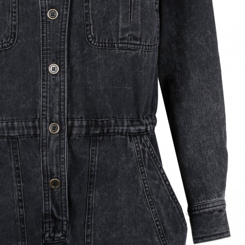 Black Nadia Denim Jumpsuit