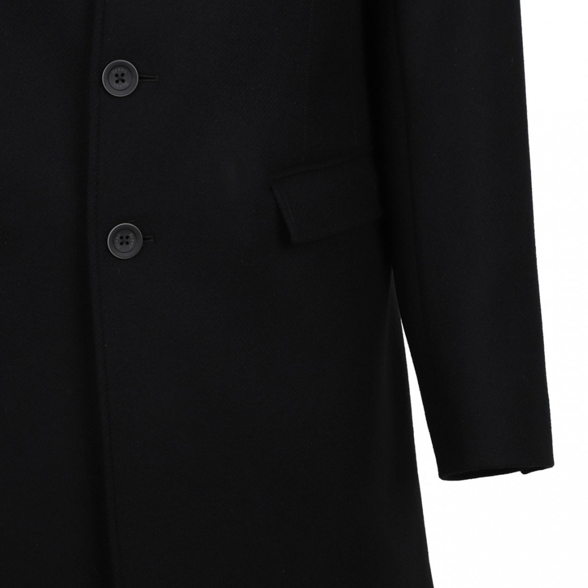 Black Layered Coat