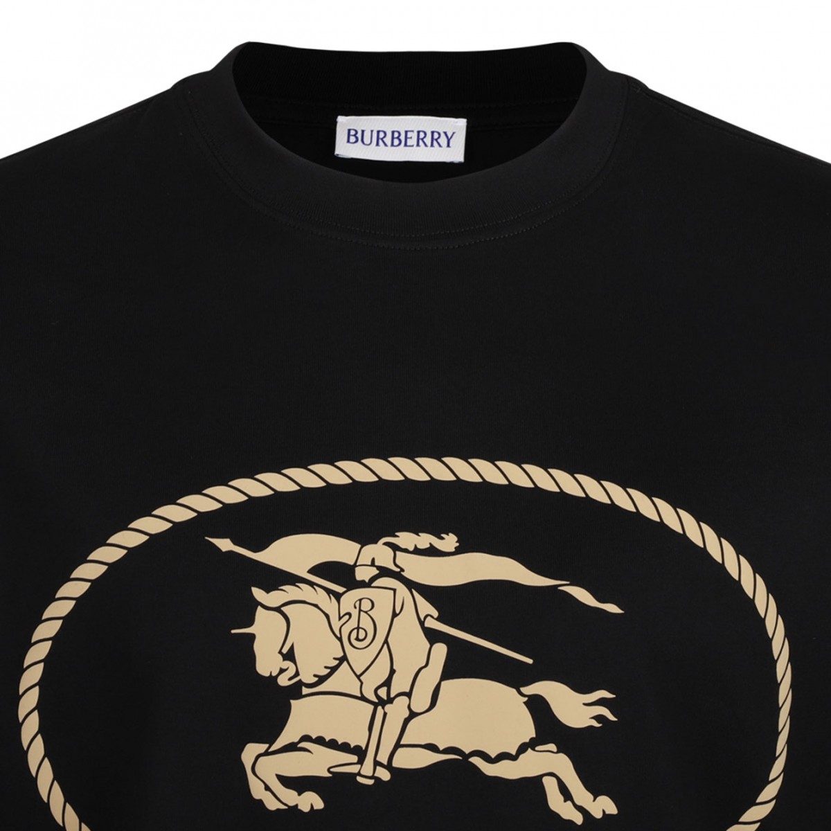 Black Knight Stamp Cotton T-Shirt