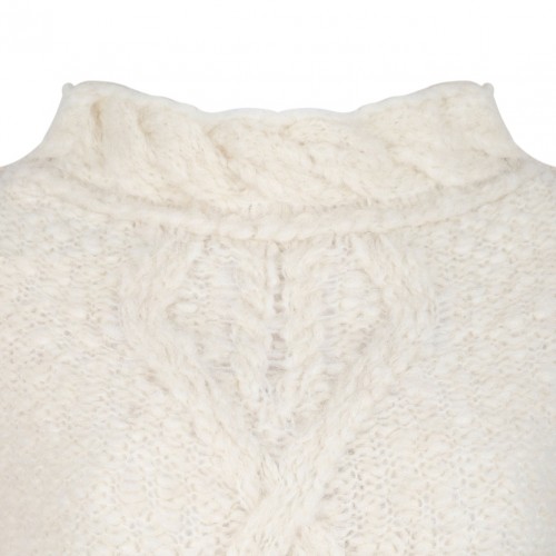 White Romane Sweater