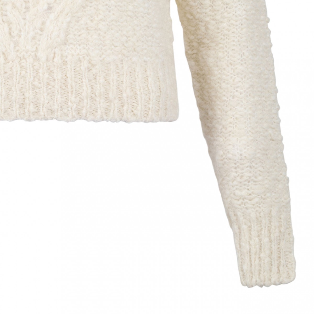 White Romane Sweater