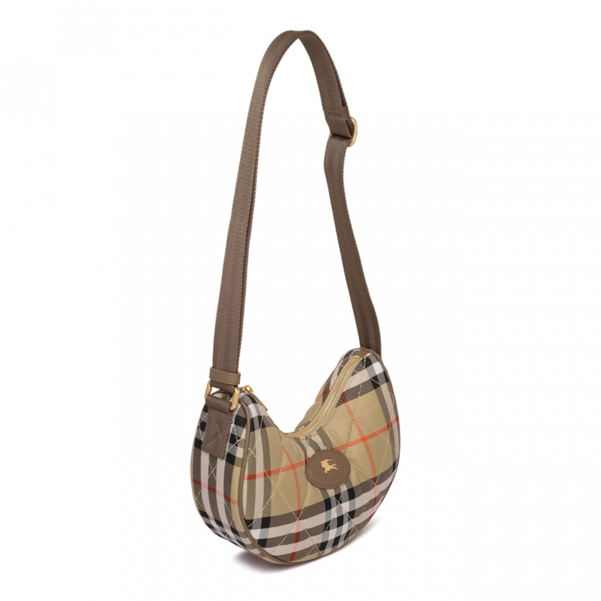 Sand Horseshoe Crossbody Bag
