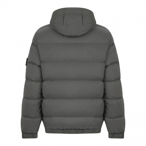 Cement Seamless Tunnel Down Jacket 2