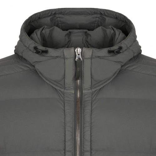 Cement Seamless Tunnel Down Jacket