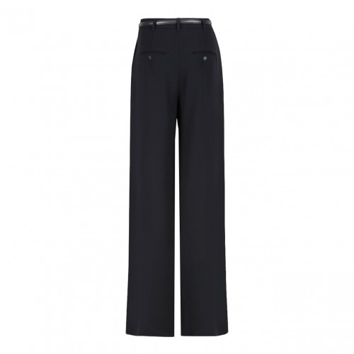Black Wide Cady Trousers 2