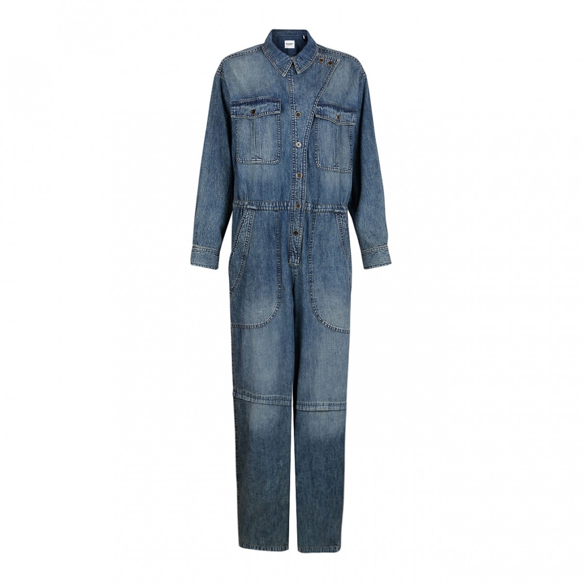 Faded Blue Nadia Denim Jumpsuit