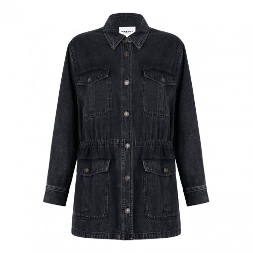 Vintage Black Denim Dress