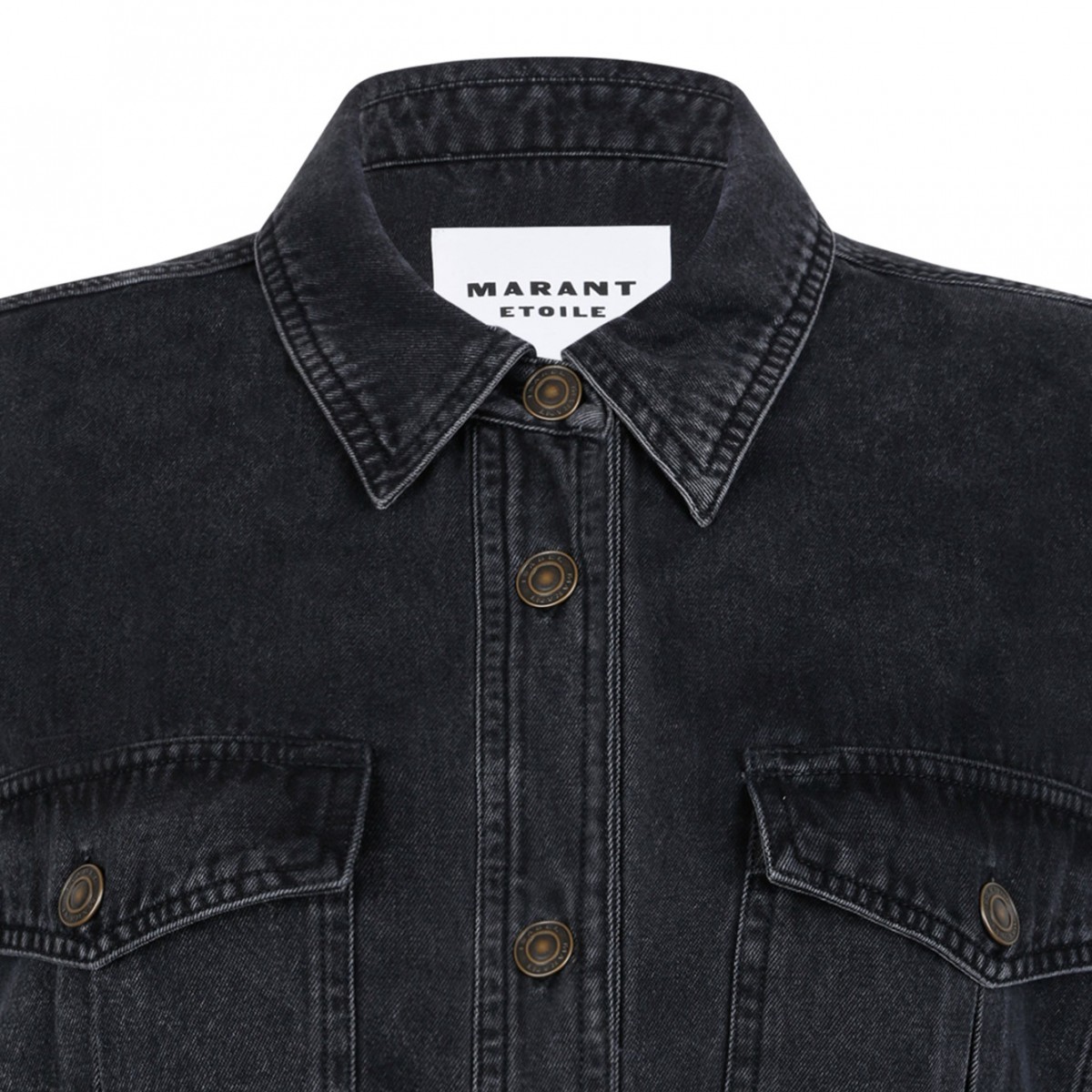 Vintage Black Denim Dress