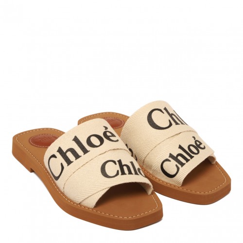 Woody Logo Strap Slides 2