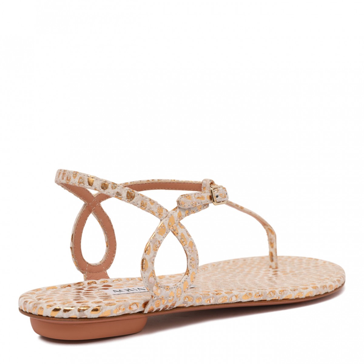 Soft Gold Almost Bare Sandals