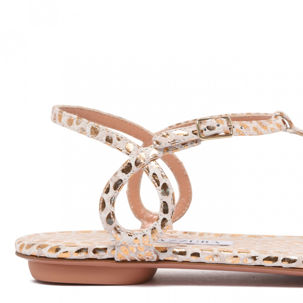Soft Gold Almost Bare Sandals