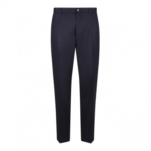 Black Striped Tailored Trousers