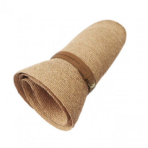 Natural and Tan Besa 6 Hat