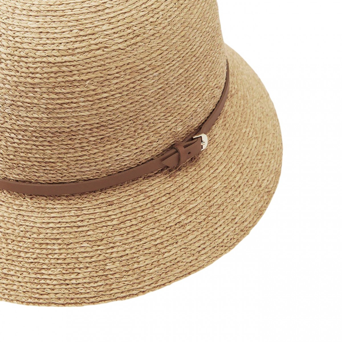 Natural and Tan Besa 6 Hat