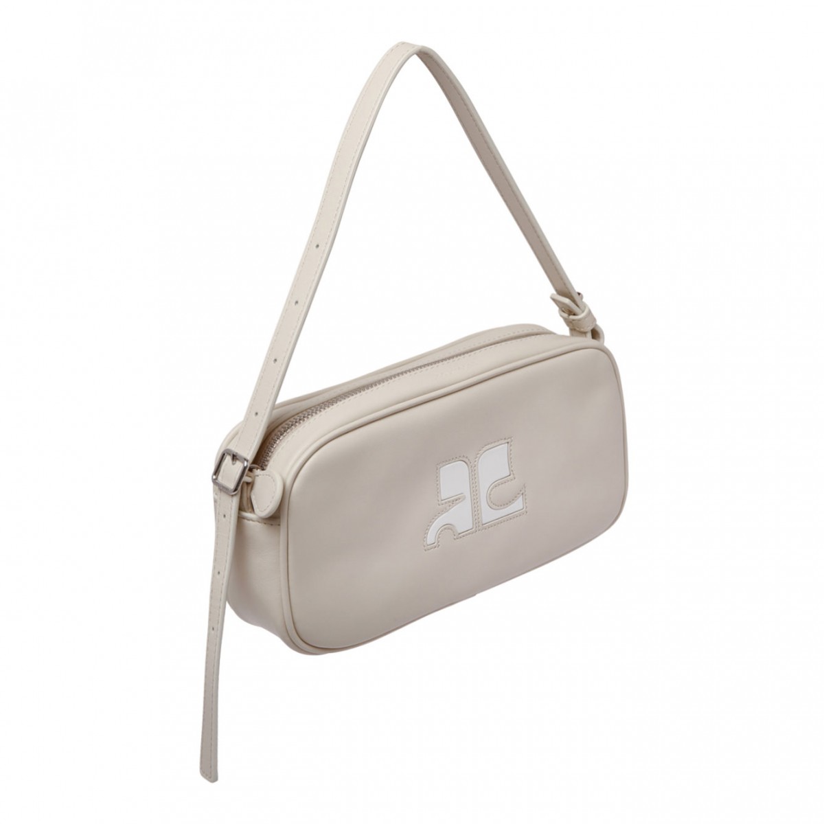 Mastic Grey AC Reedition Leather Bag