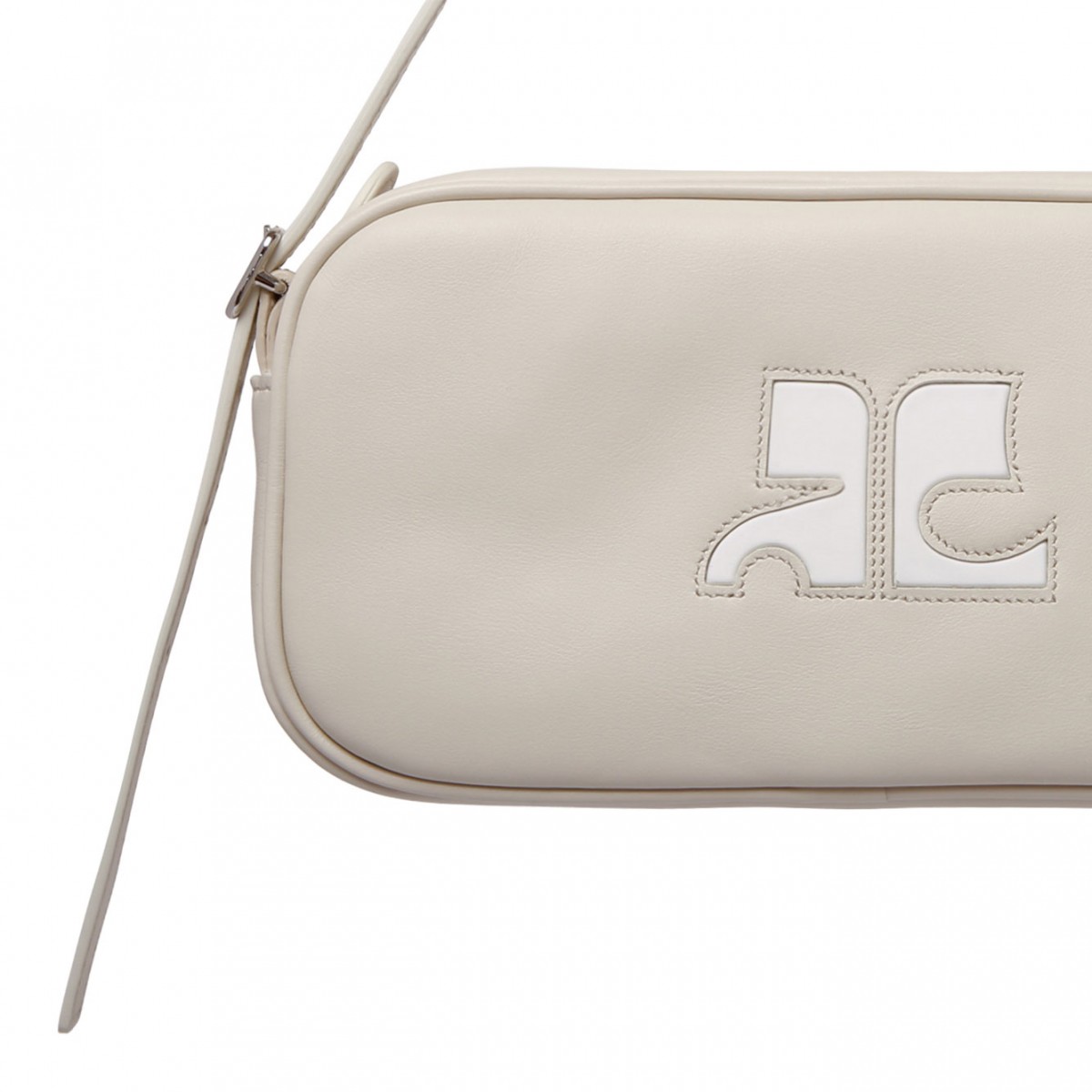 Mastic Grey AC Reedition Leather Bag
