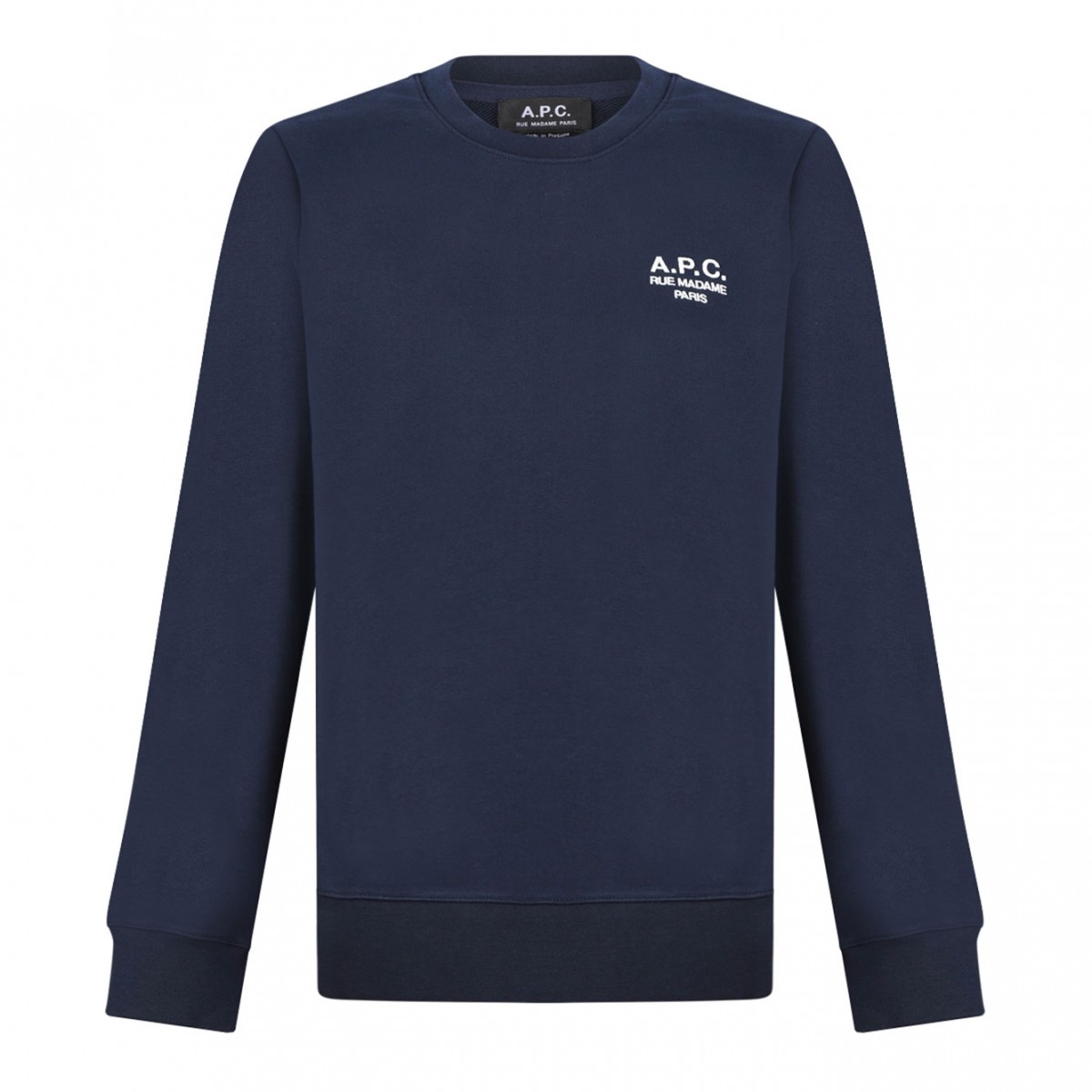 Navy Blue Skye Logo-Embroidered Cotton Sweatshirt
