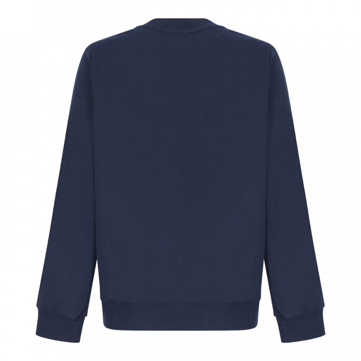 Navy Blue Skye Logo-Embroidered Cotton Sweatshirt