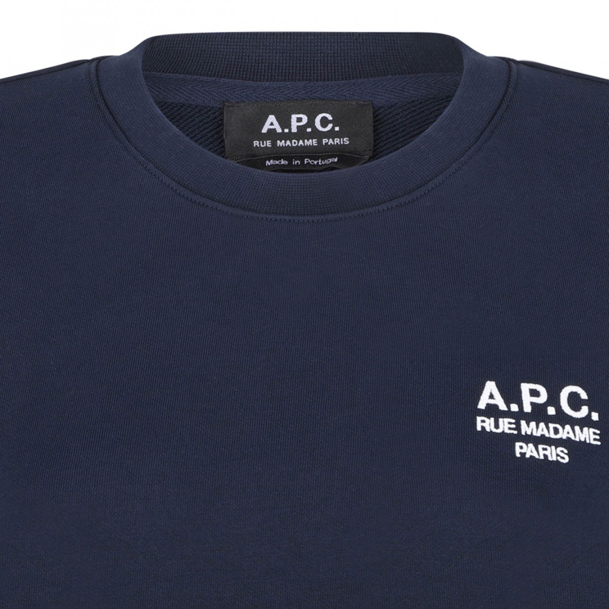 Navy Blue Skye Logo-Embroidered Cotton Sweatshirt