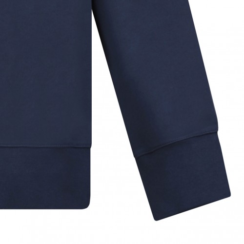 Navy Blue Skye Logo-Embroidered Cotton Sweatshirt