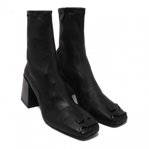Black Reedition Chunky-Heel Ankle Boots 2