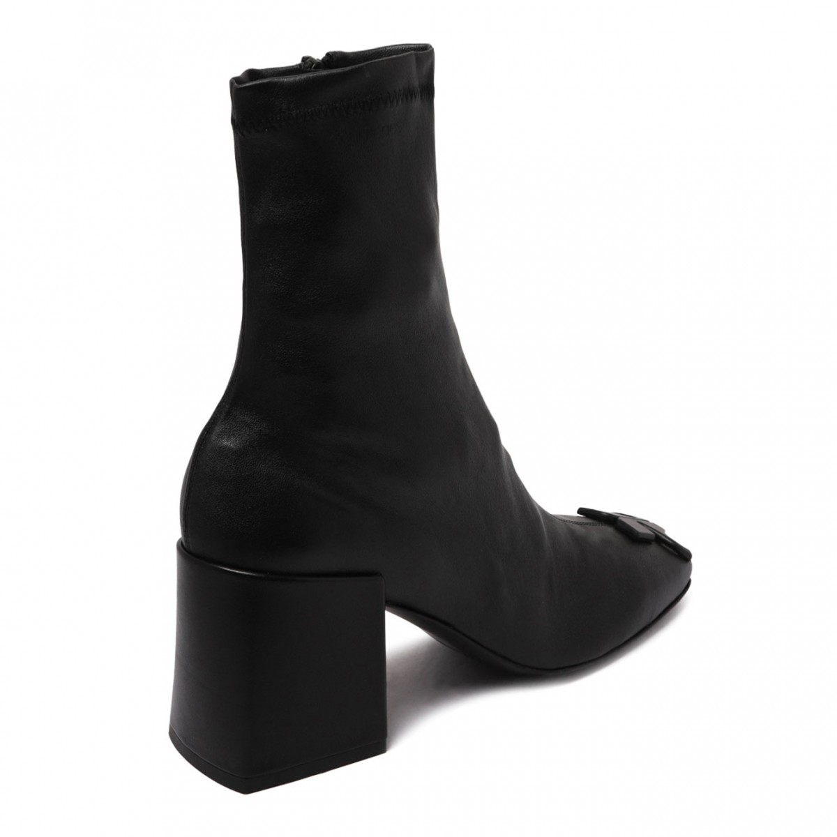 Black Reedition Chunky-Heel Ankle Boots