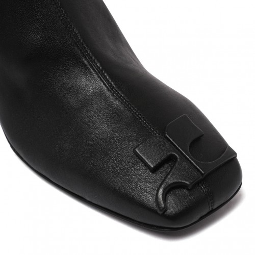 Black Reedition Chunky-Heel Ankle Boots