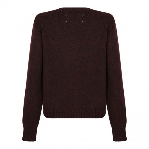 Bordeaux Four Stitch Logo Jumper 2