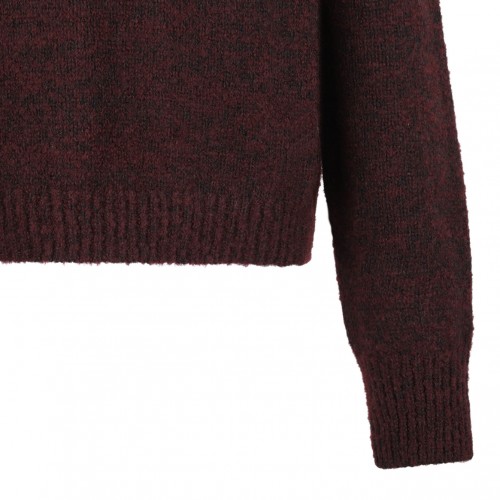 Bordeaux Four Stitch Logo Jumper