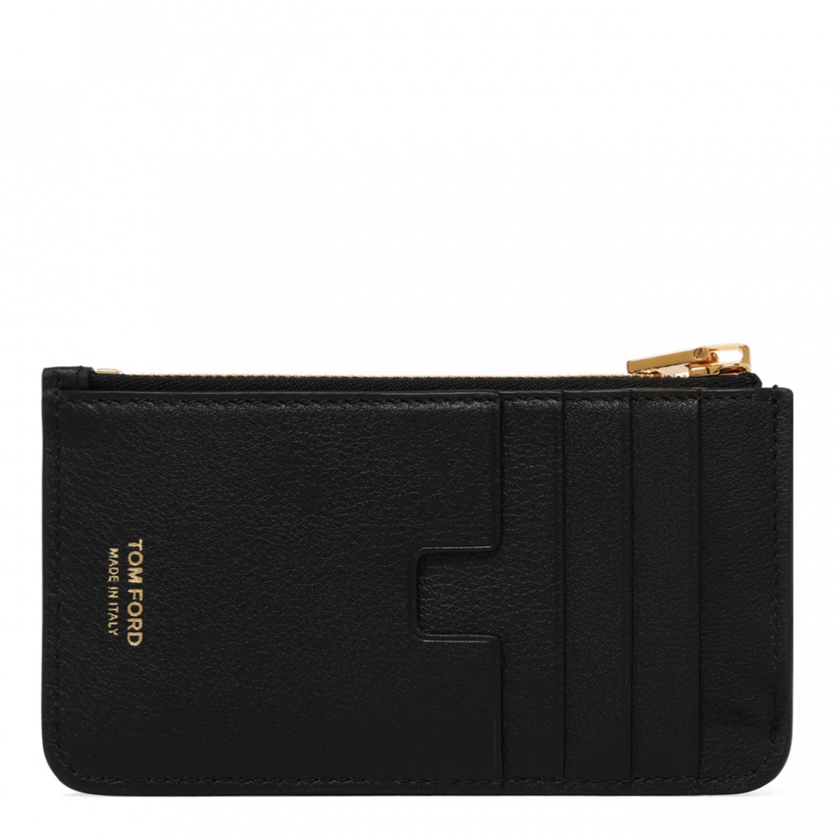 Black Padlock Zipped Card Holder