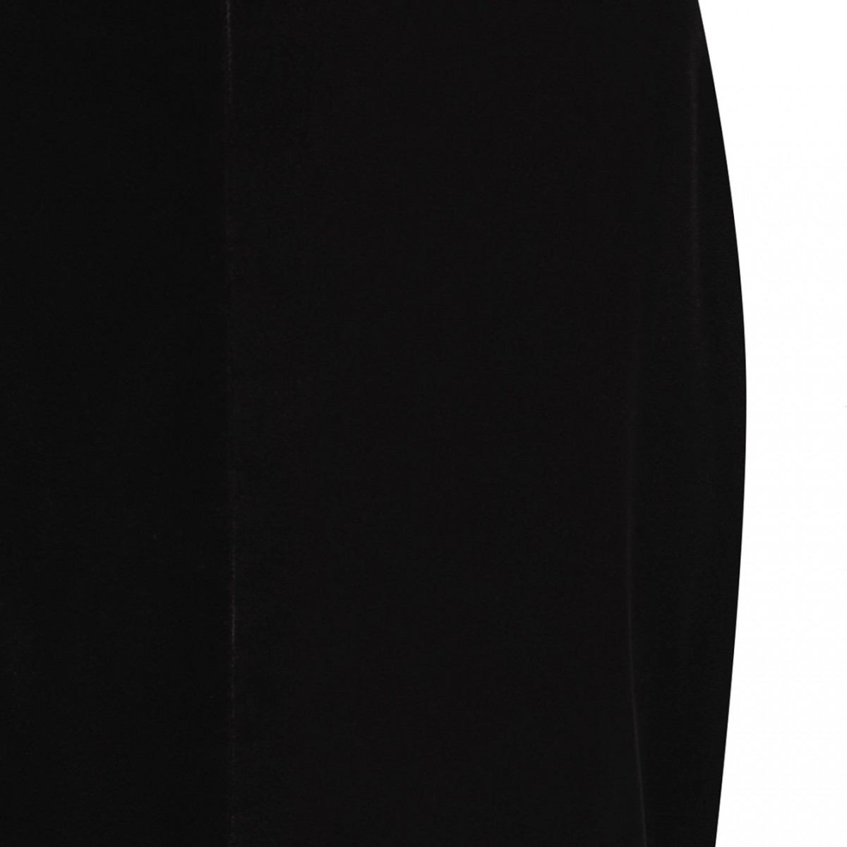 Black Strapless Velvet Cocktail Dress