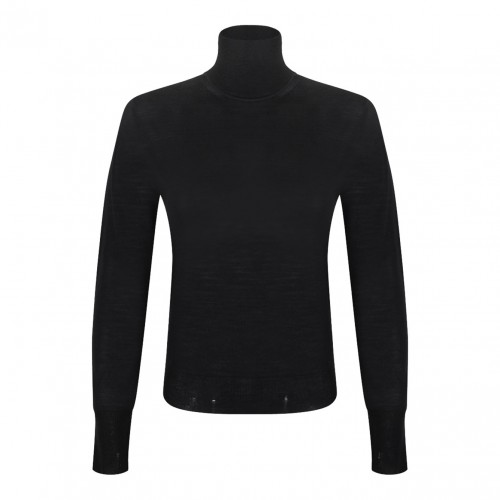 Black High Neck Sweater
