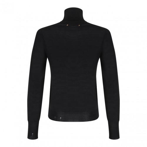 Black High Neck Sweater