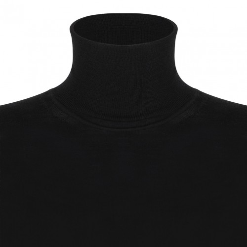 Black High Neck Sweater