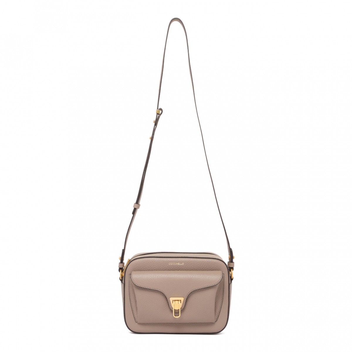Warm Taupe Beat Soft Crossbody Bag