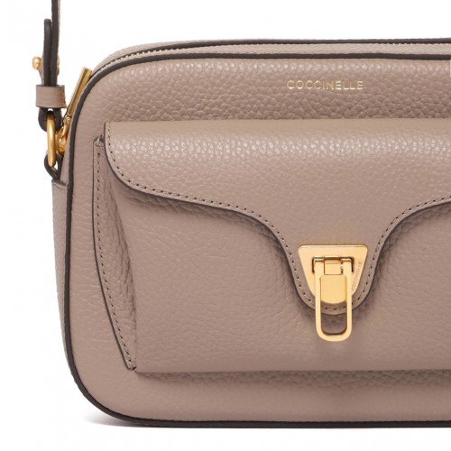 Warm Taupe Beat Soft Crossbody Bag