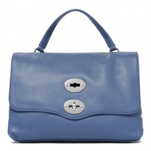 Blue Pavon Small Postina Bag