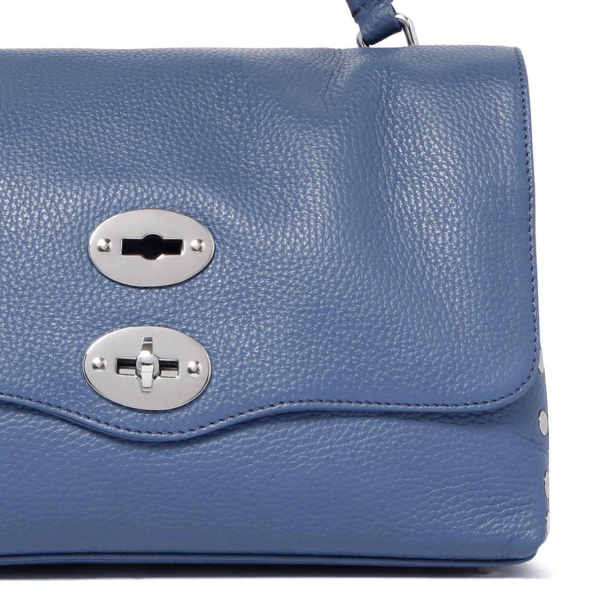 Blue Pavon Small Postina Bag